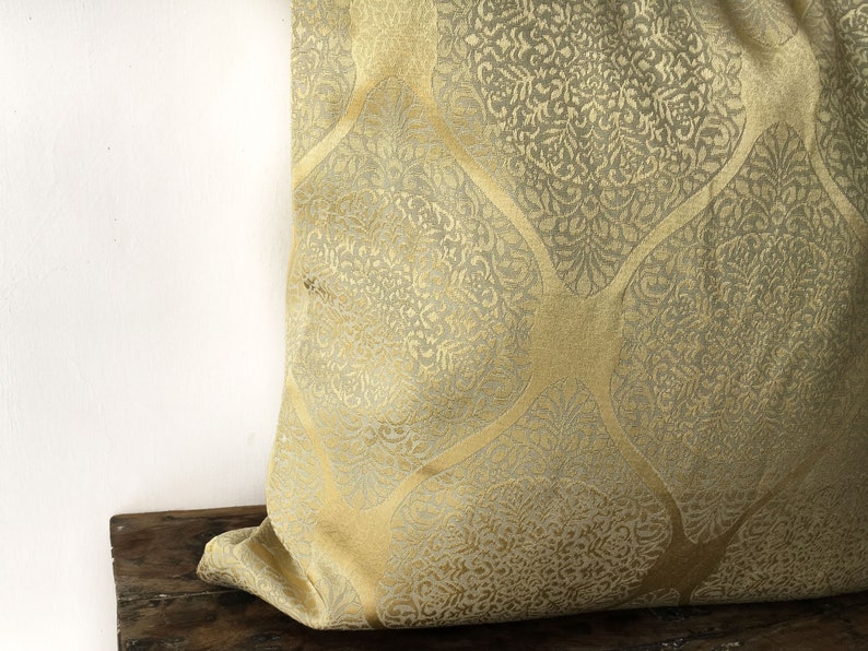 Gold Boho Pillow cover 26x26 euro sham 22x22 Moroccan pillow Etsy