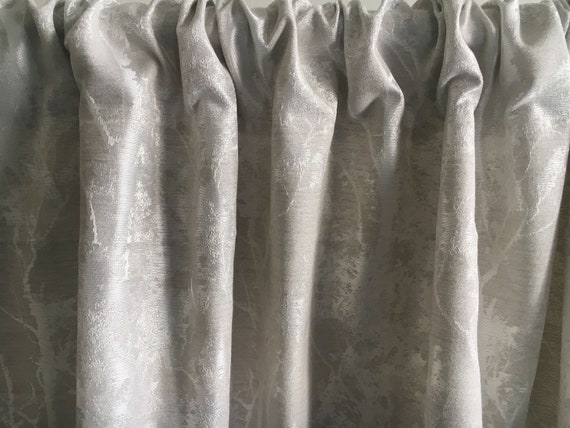 Gray Silk Curtains Blackout Curtain Panels Window Curtains Etsy