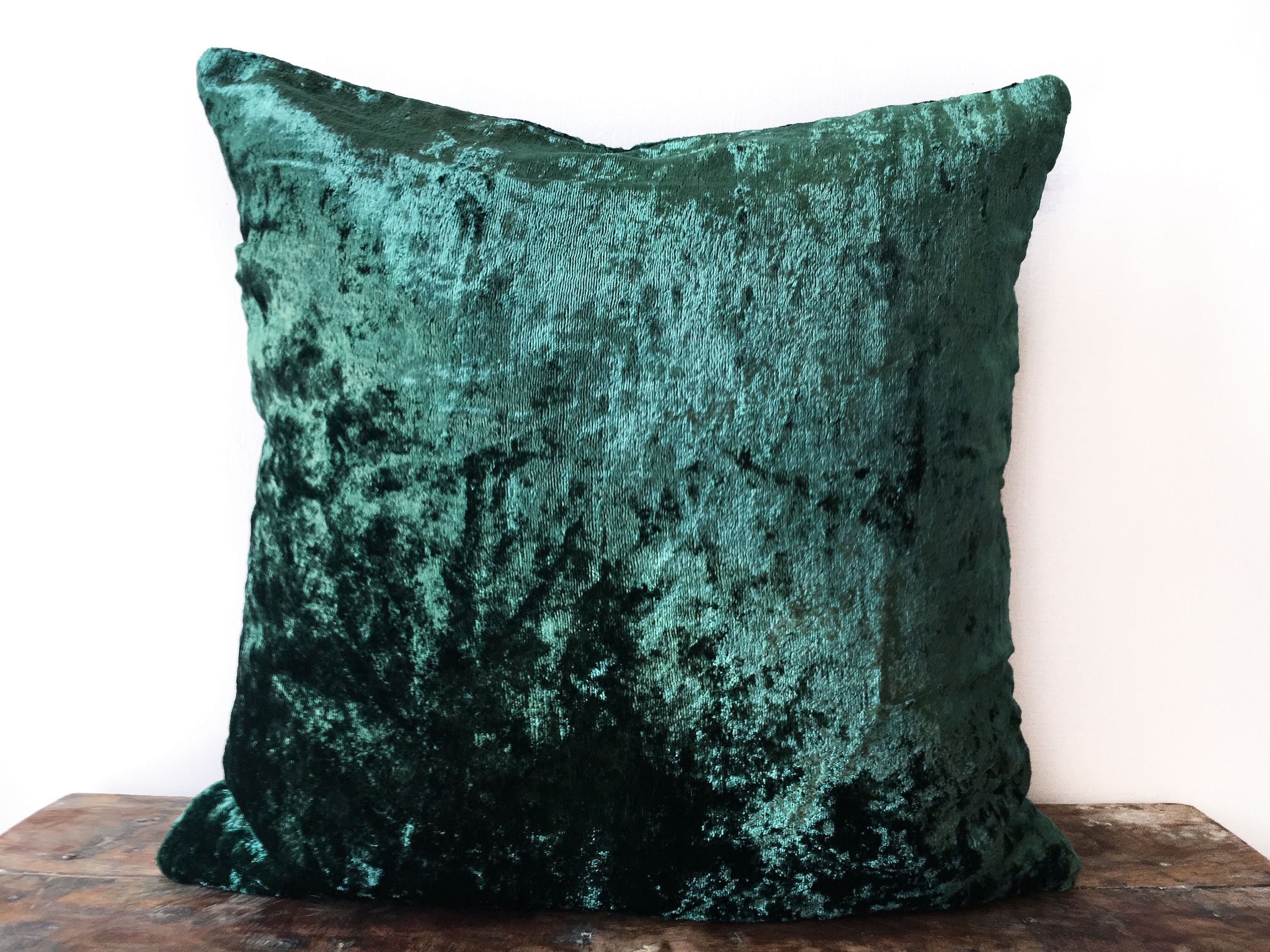 Emerald Green Velvet Pillow cover 22x22 26x26 Euro Sham Etsy