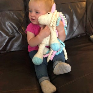 Unicorn - Hand Crochet - Ready to Go or Made to Order