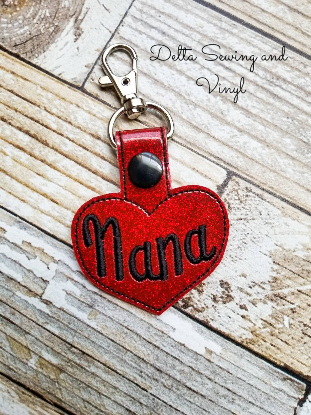 Nana Keychain Nana Key Fob Grandma Gift Grandma Charm Etsy España