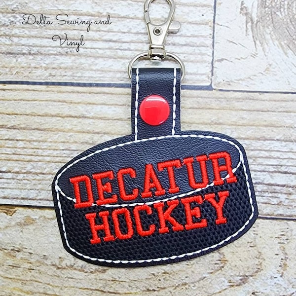 Hockey Keychain Etsy