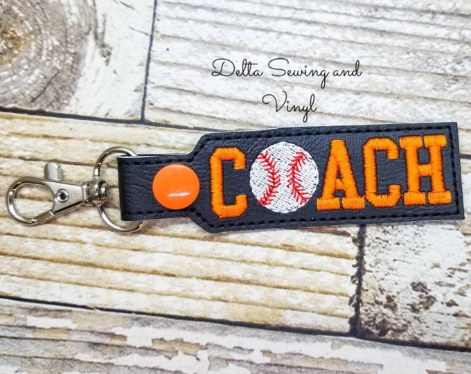 Baseball Player/coach Keychain - Etsy