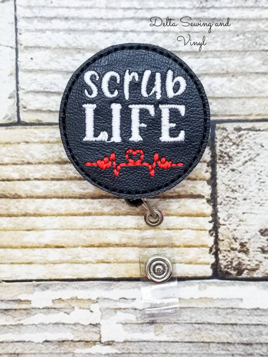 Scrub Life Id Badge Reel, Surgical Tech Gifts, Surgical Tech Badge Reel ...