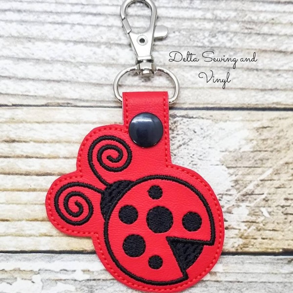 Ladybug Keychain Etsy
