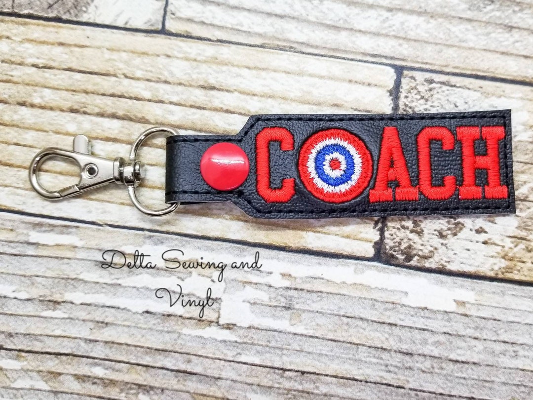 Archery Coach Keychain, Archery Coach Gift, High School Sports Key Fob