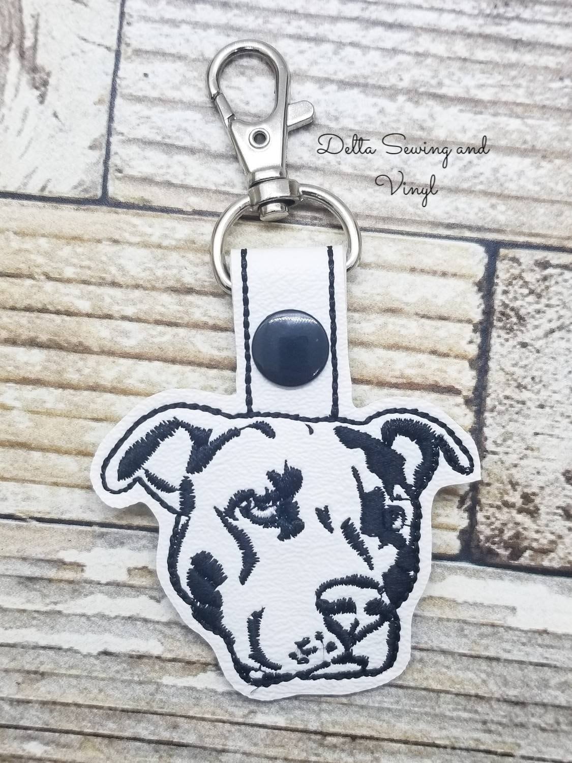 Pitbull Keychain - Etsy