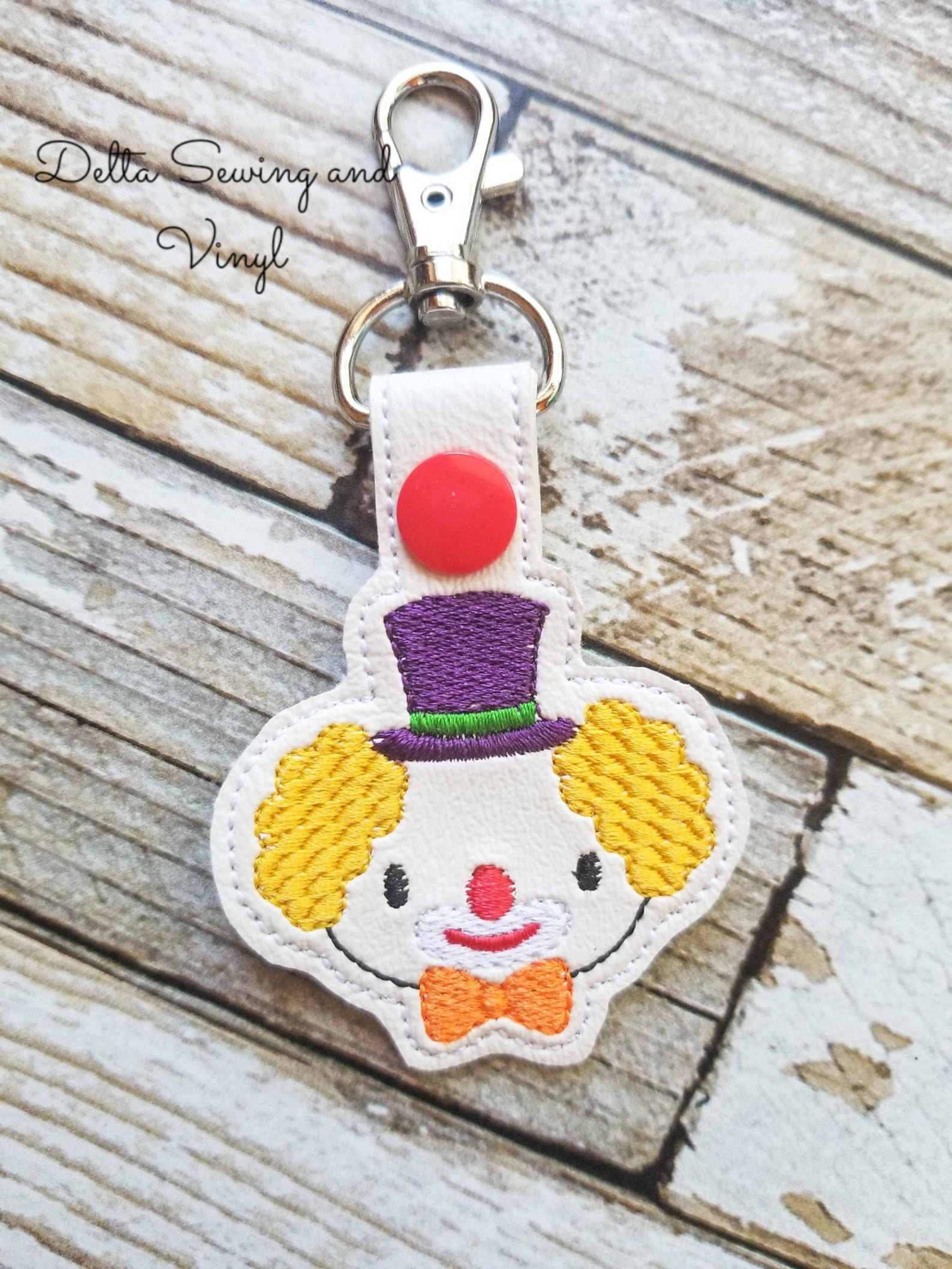 Keychain de clown Clown Snap onglet charme de Clown Clown Etsy