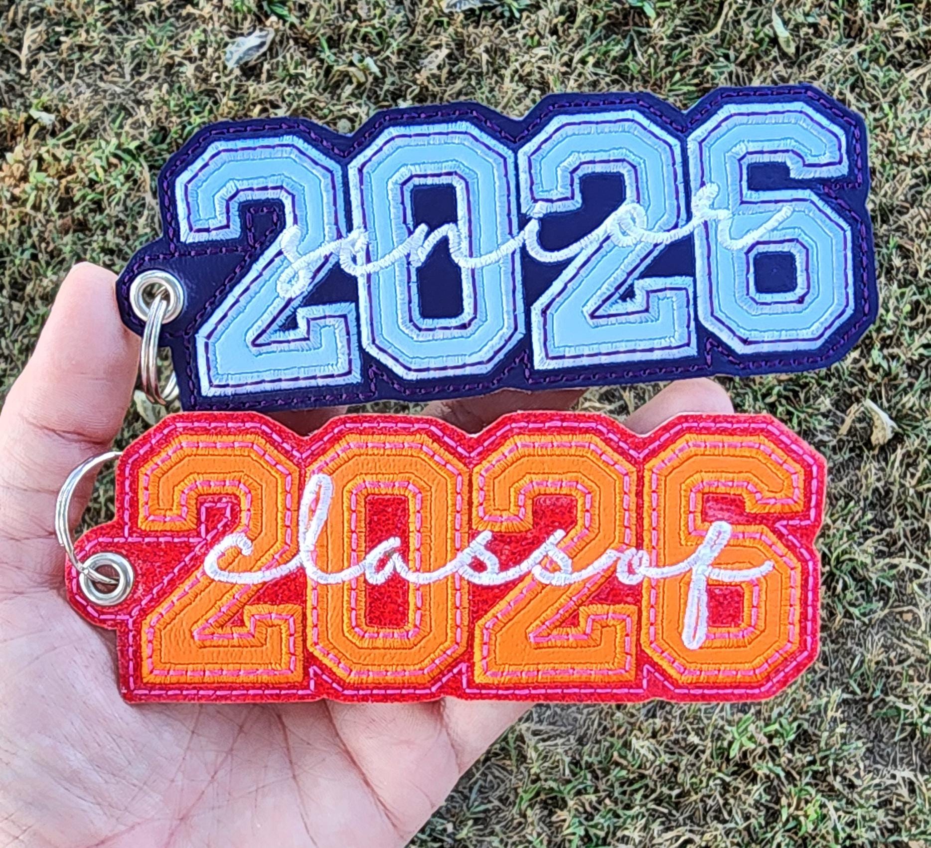 Class of 2026 Bag Tag, Graduation Gift for Senior 2026, Embroidered ...