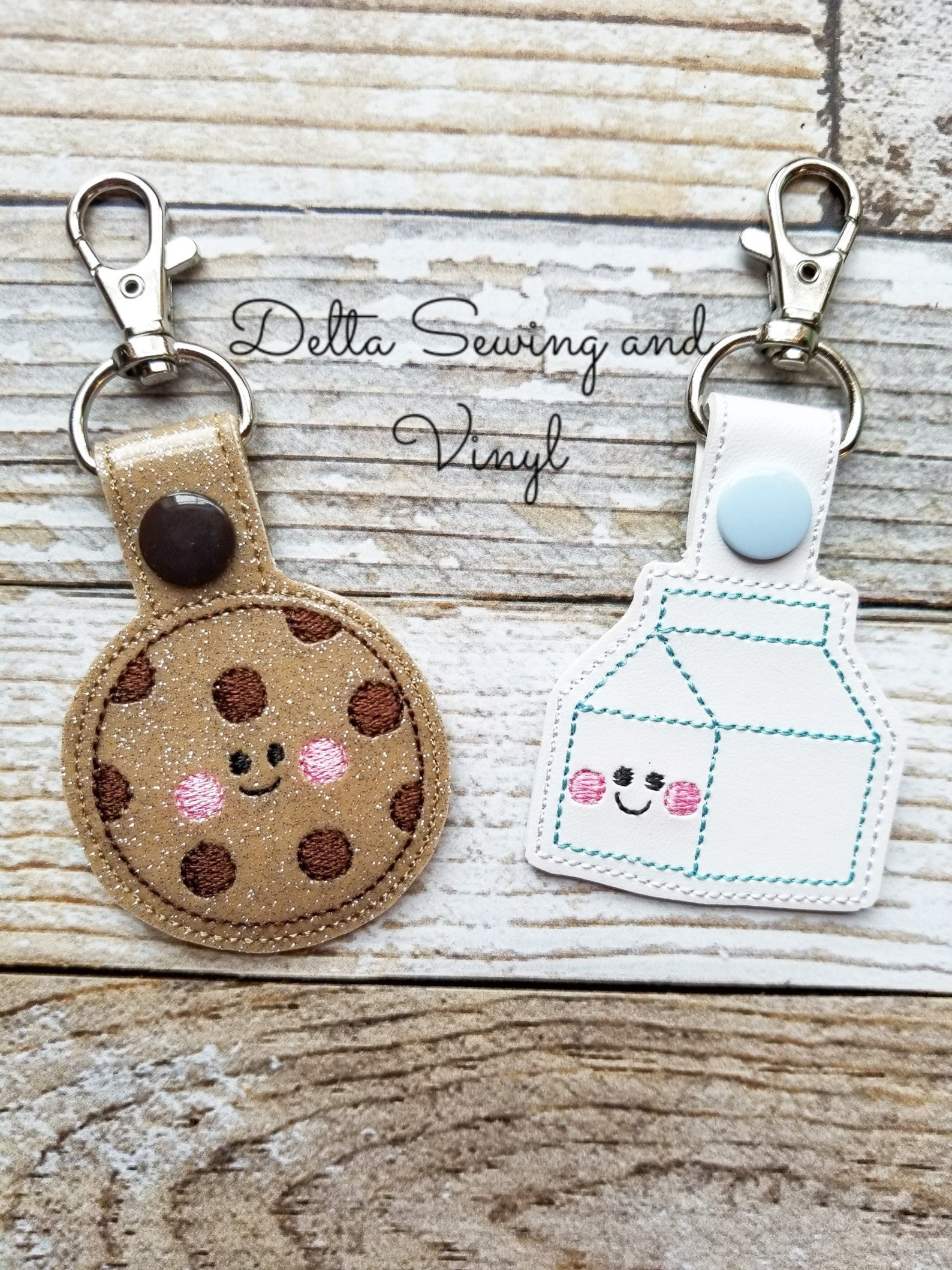 Milk and Cookie BFF Keychain Set BFF Keychains Milk and Etsy