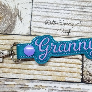 Llavero de la abuela, Pestaña de la abuela, Encanto de la abuela, Tirador de cremallera de la abuela, Regalos para abuelas, Memaw, Nana, Gigi, Abuela
