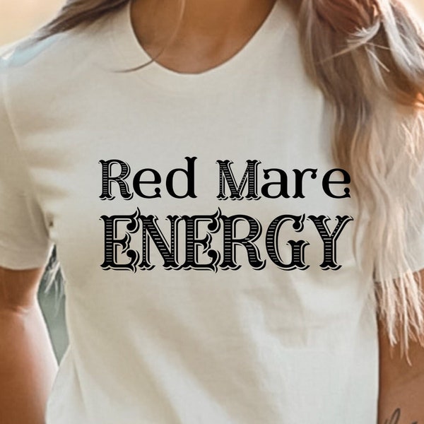 Red Mare Energy PNG Download | Sorrel PNG, Barrel Racer, Gifts for horse girls, Horse Lovers, Horse Shirt, Rodeo, it's giving, girl attitude