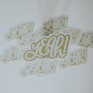 Yeah! Waterbottle Sticker