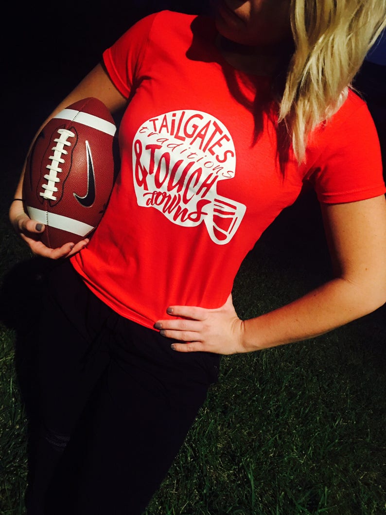 Tailgates Traditions /& Touch Downs T-Shirt