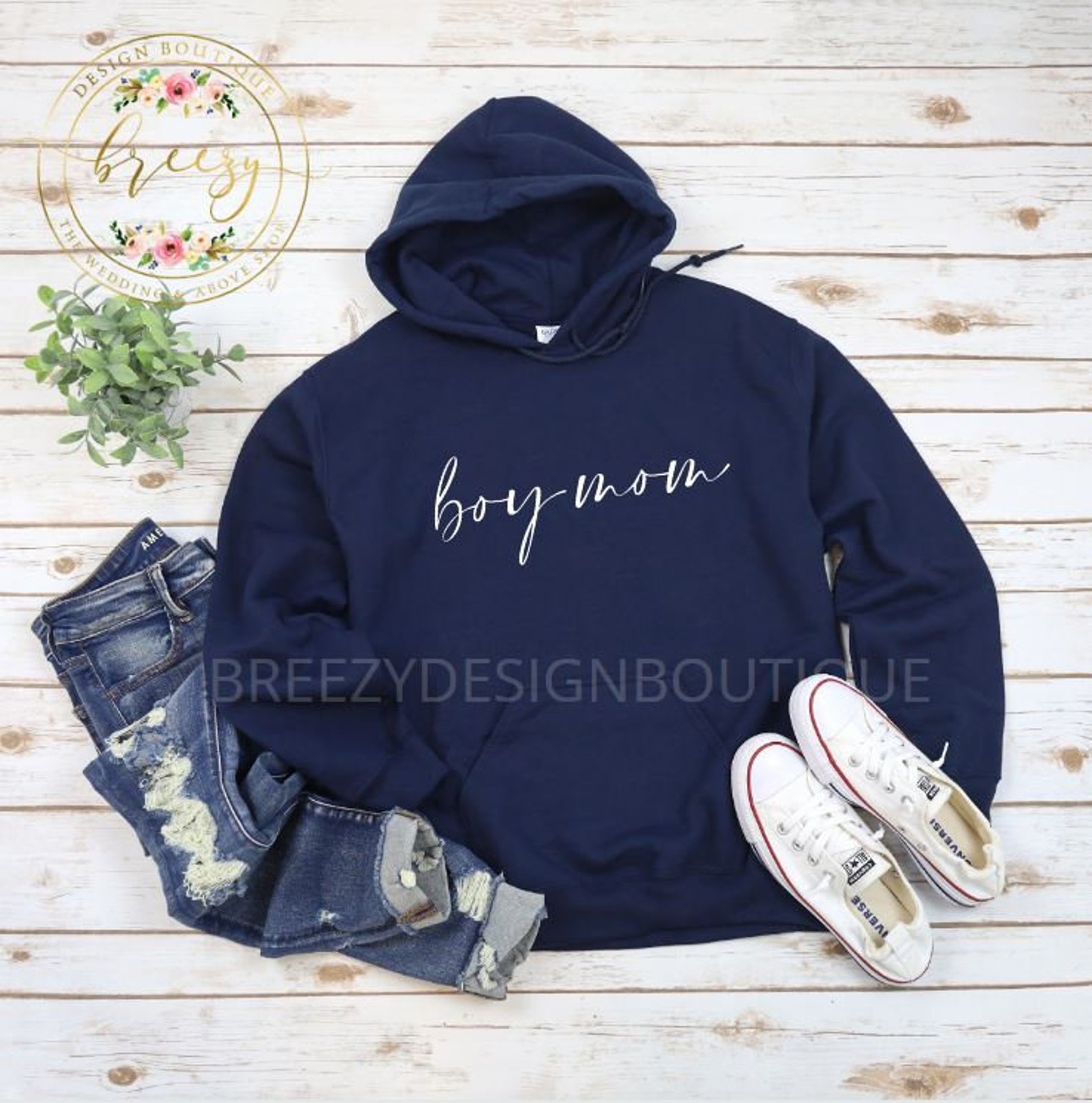 Boy Mom Hoodie Unisex/ Mom of Boys Hoodie/ Mothers Day/ No Etsy