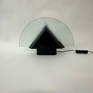 Post modern table lamp minimalist design, 1980's