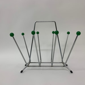 Space age Sputnik Atomic Magazine Holder, 1970's