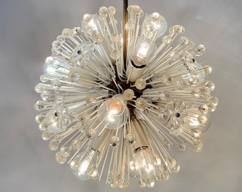 Snowball hanging Lamp by Emil Stejnar for Rupert Nikoll, 1950s