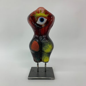 Rare Kjell Engman for Kosta Boda sculpture , 1980’s