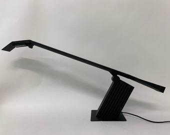 Black Condor Desk Lamp by Hans von Klier for Bilumen, 1988