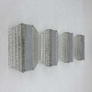 Set of 4 Kaiser Leuchter wall lamps / sconce, 1970s Germany