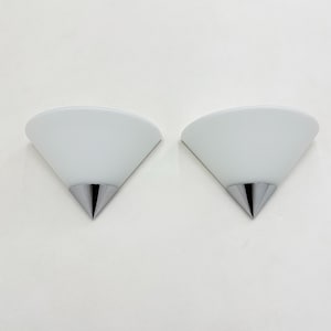 Set of 2 Limburg Glashütte wall lamps sconce, 1970s