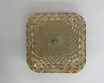 Vintage glass sconce ceiling / wall lamp 1960's
