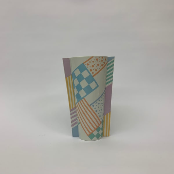 Rosenthal Thomas vase atelier collection , 1980's Memphis style