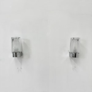 Set of 2 Limburg Glashütte wall lamps sconce, 1970s