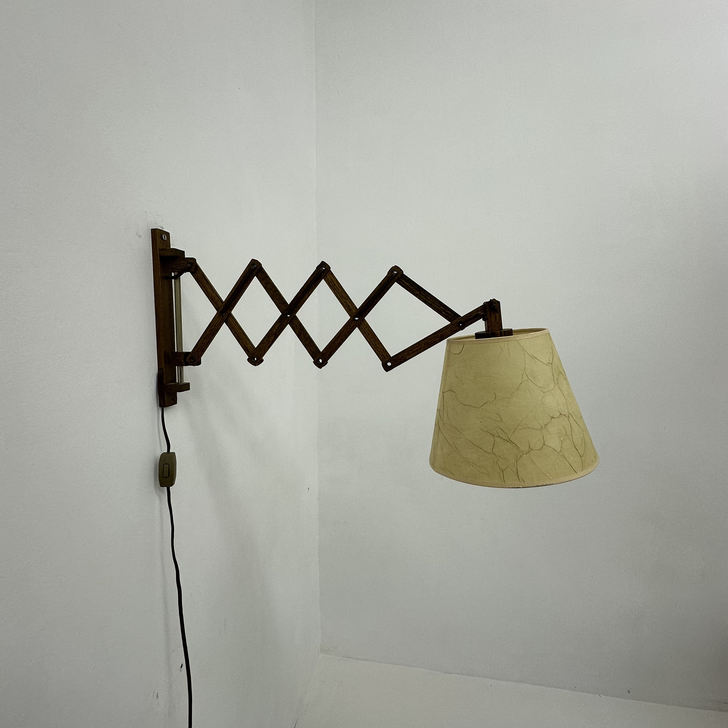 Wooden scissor lamp - Etsy 日本