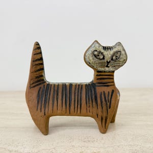 Lisa Larson Figurine de chat en céramique Gustavsberg Suède