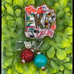 EKG Tech Badge Reel