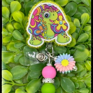 Cute Turtle Badge Reel