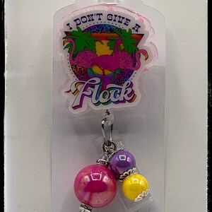 Flamingo Badge Reel