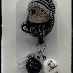 Cute Owl Badge Reel