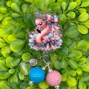 Flamingo Badge Reel