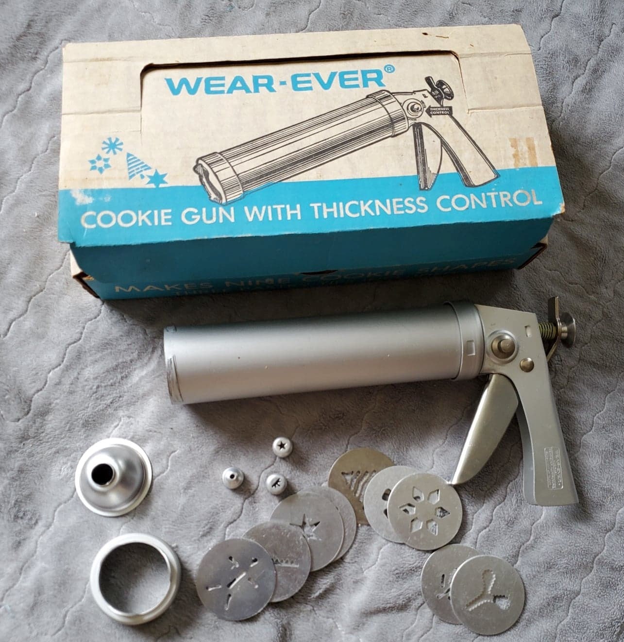 Vintage WearEver cookie gun with thickness control in Etsy
