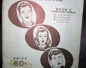 Vintage 1948 "Sing and Learn Music" songbook