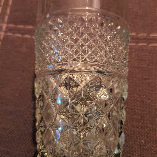 Vintage Wexford 10-ounce clear flat tumbler