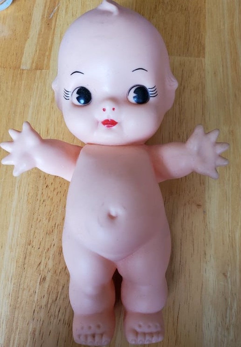1970s vintage rubber Kewpie doll with Cupid'sbow mouth Etsy