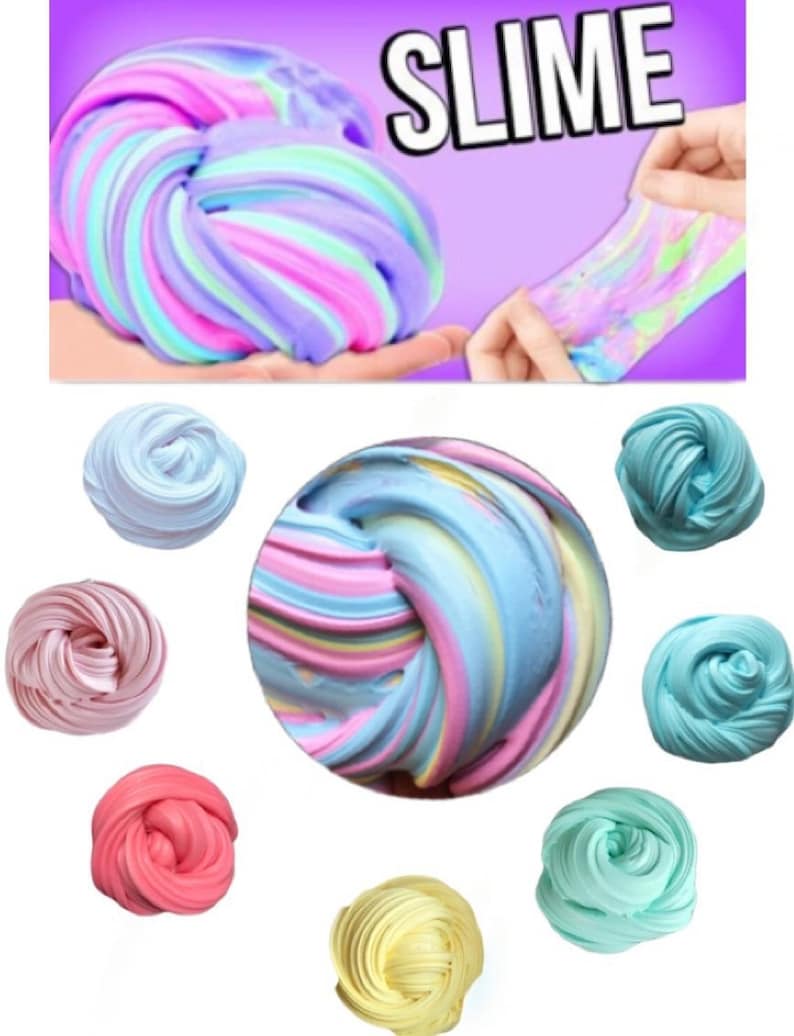 slime and clay pack slime 5 Ounces. fluffy slime butter slime