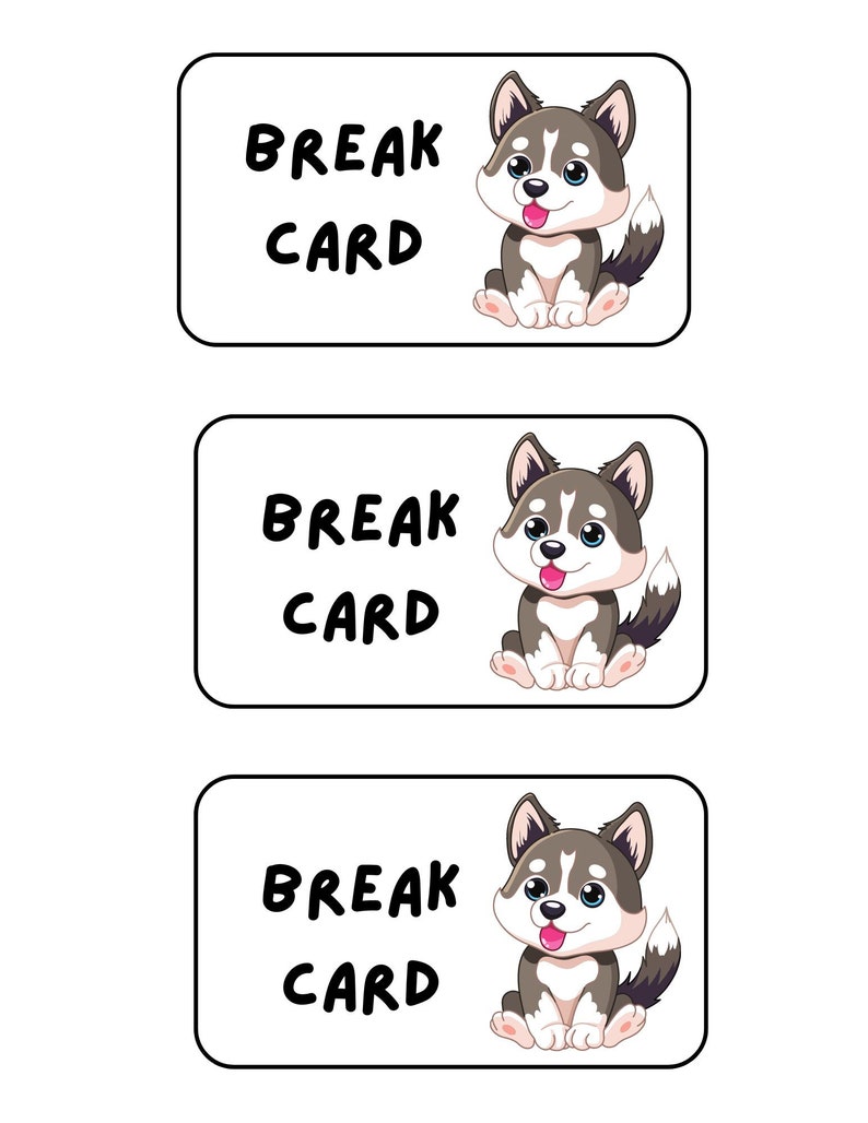 Break Card - Etsy