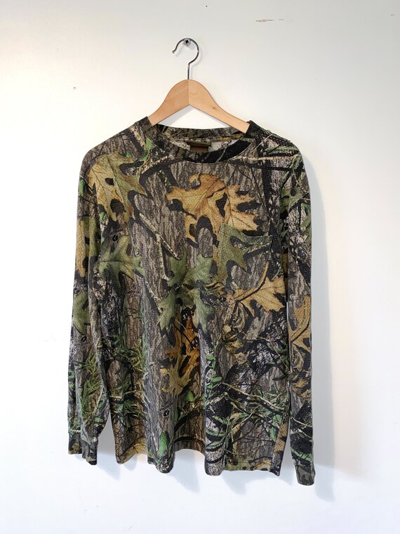 Mossy Oak Woodland Camo Thermal Longsleeve Vintage