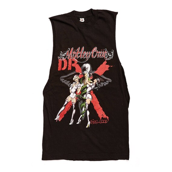 Motley Crue - Dr. Feelgood Tour Vintage Cut-off Sh