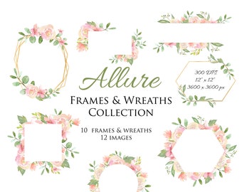 Banners Floral Frames And Graphic Elements Vector Image