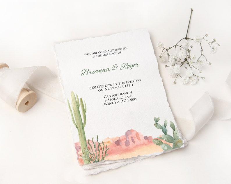 Southwestern Desert Clipart Kit includes Cactus, Desert Mountain Backgrounds, Tribal Design Elements, Boho Clipart image 5