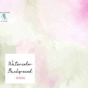 Fond aquarelle de printemps, lilas, rose, beige et vert, papier numérique Fond abstrait Sans licence Utilisation commerciale gratuite