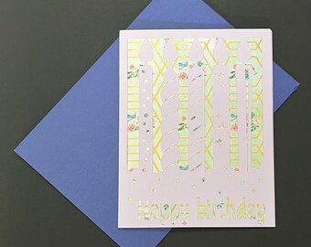 Personalized Happy Birthday Card #H105