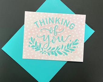 Personalized Thinking of You Card #T304