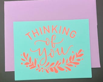 Personalized Thinking of You Card #T302